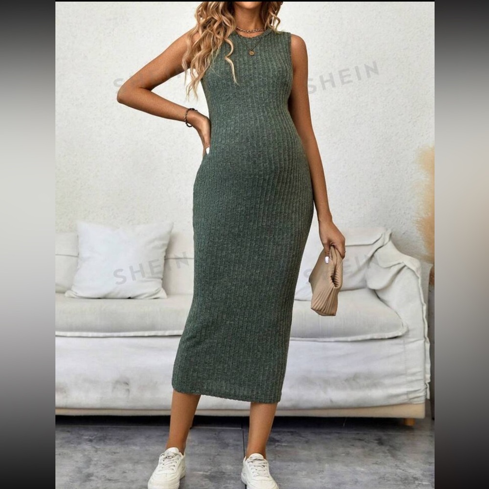 Maternity dress green
